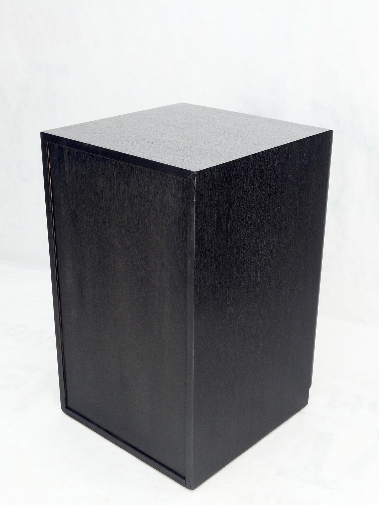 EstablishedLines Gibbings for Widdicomb Black Lacquer 3 Drawer Bachelor Chest Narrow Dresser Mint