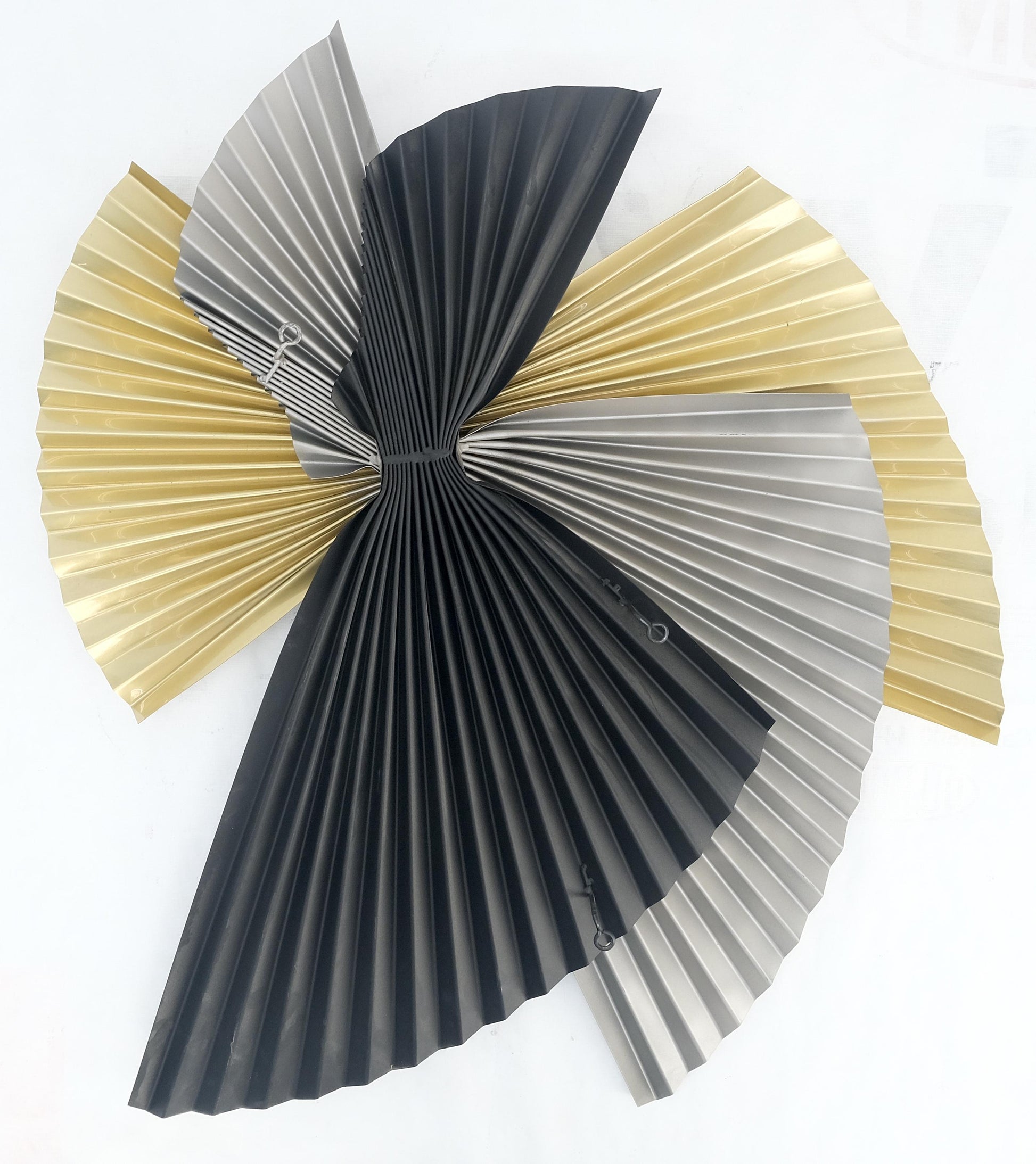 EstablishedLines Curtis Jere Overlapping  Multicolor Butterfly Shape Sculpture Dated 1990 MINT!