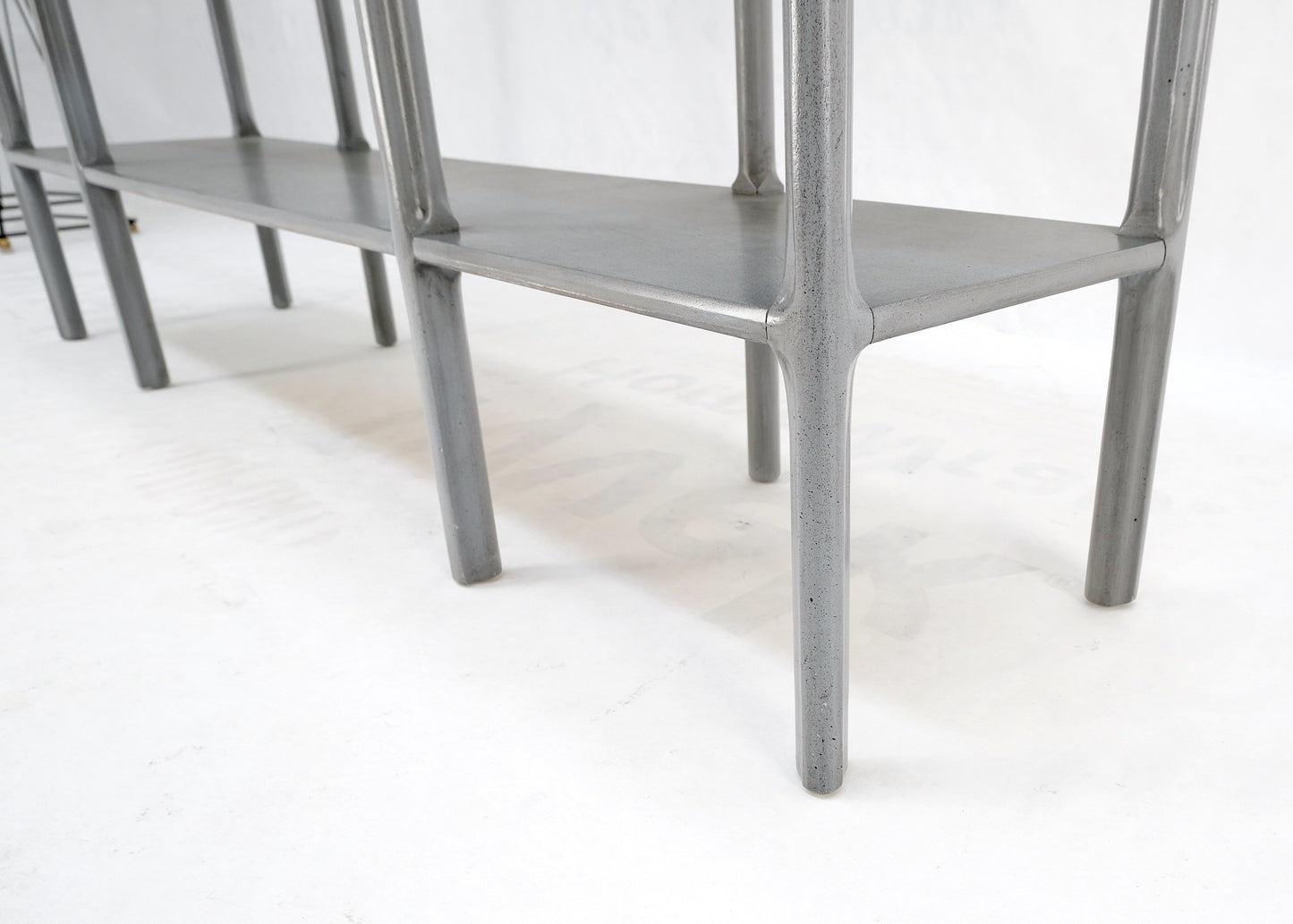EstablishedLines Widdicomb Faux Finish 3 Drawer Long Sofa Console Table Credenza W/ Shelf Mint!