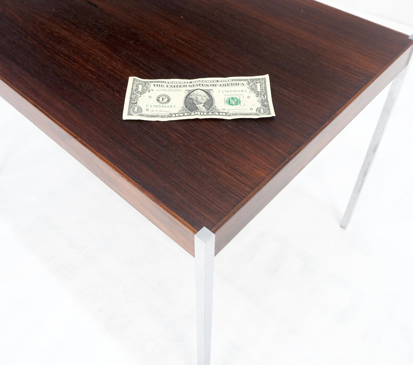 EstablishedLines Danish Mid-Century Modern Occasional Side End or Coffee Table in Rosewood