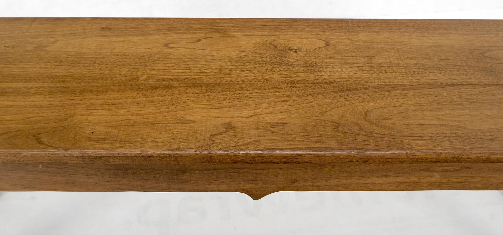 EstablishedLines Arts & Crafts Style Custom Solid Varnished Walnut 54" Long Bench Shaker Style