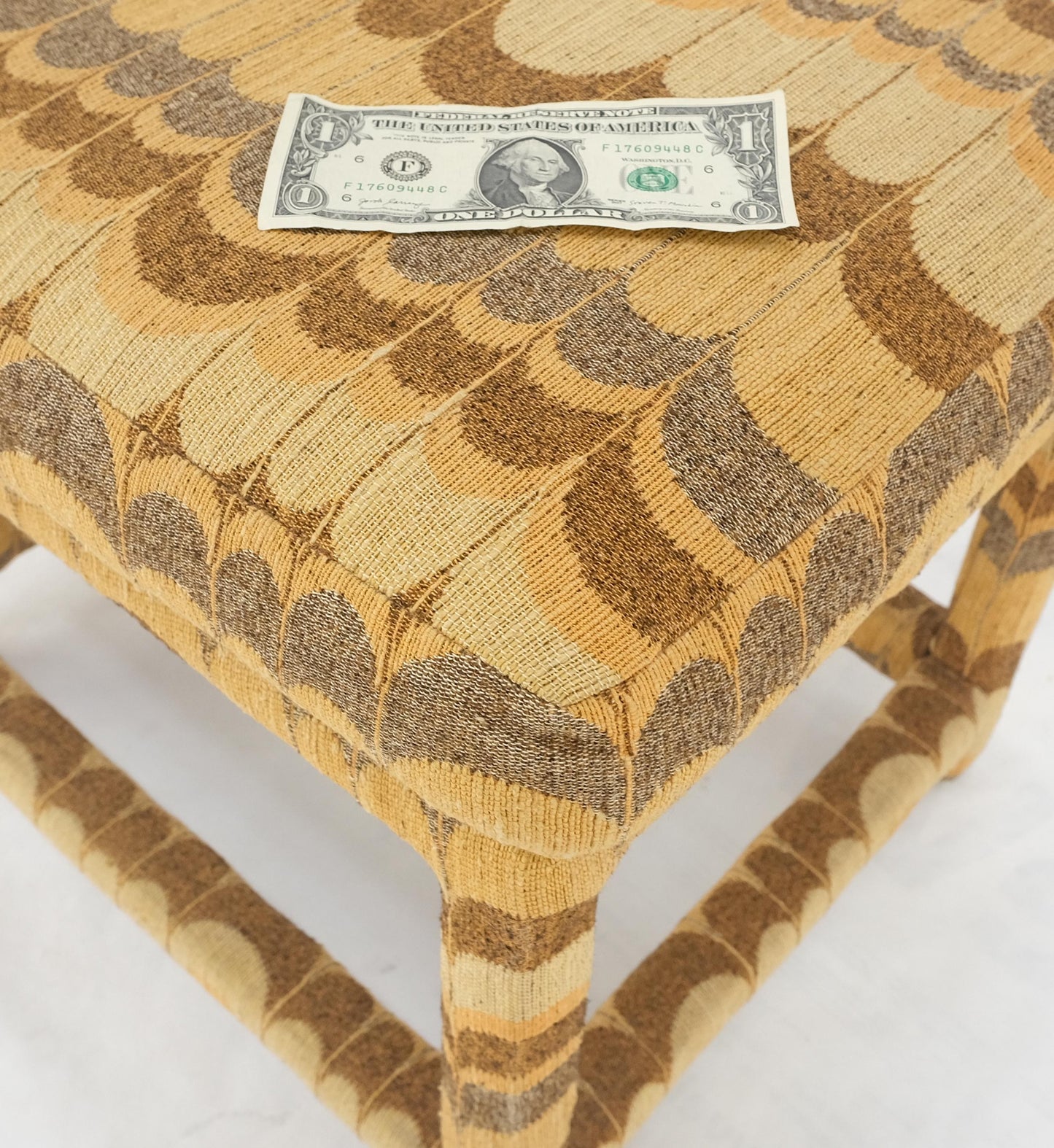 EstablishedLines Thayer Coggin Milo Baughman Foot Stool Bench Ottoman Seat 1970s MINT!