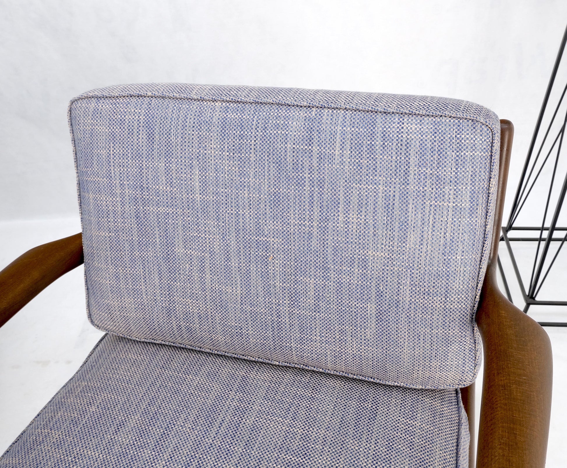 EstablishedLines Pair Kofod Larsen Selig Danish Mid-Century Modern Lounge Chairs New Upholstery
