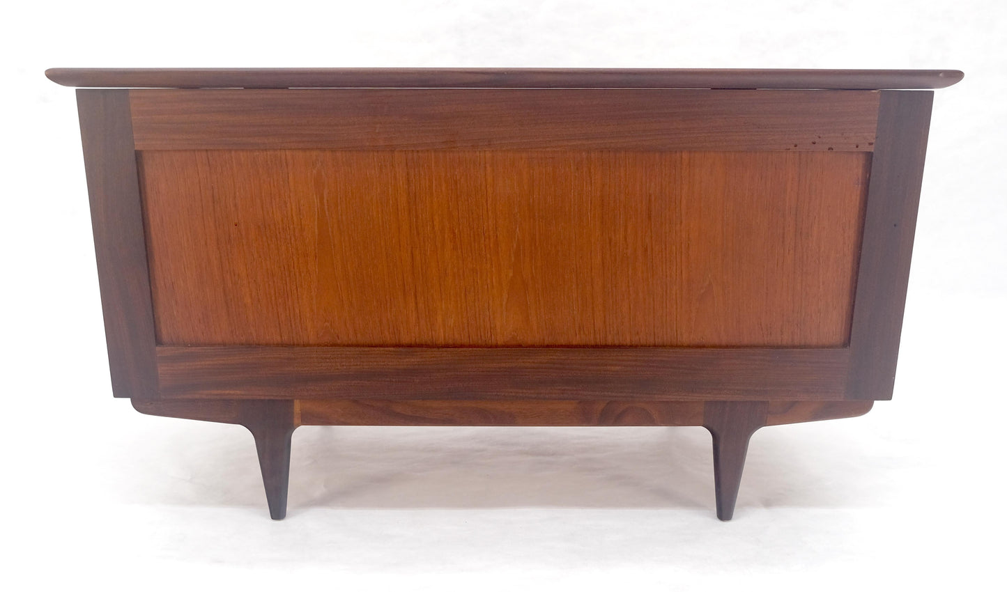 EstablishedLines Danish Mid Century Modern Teak Hope Chest Trunk Storage MINT