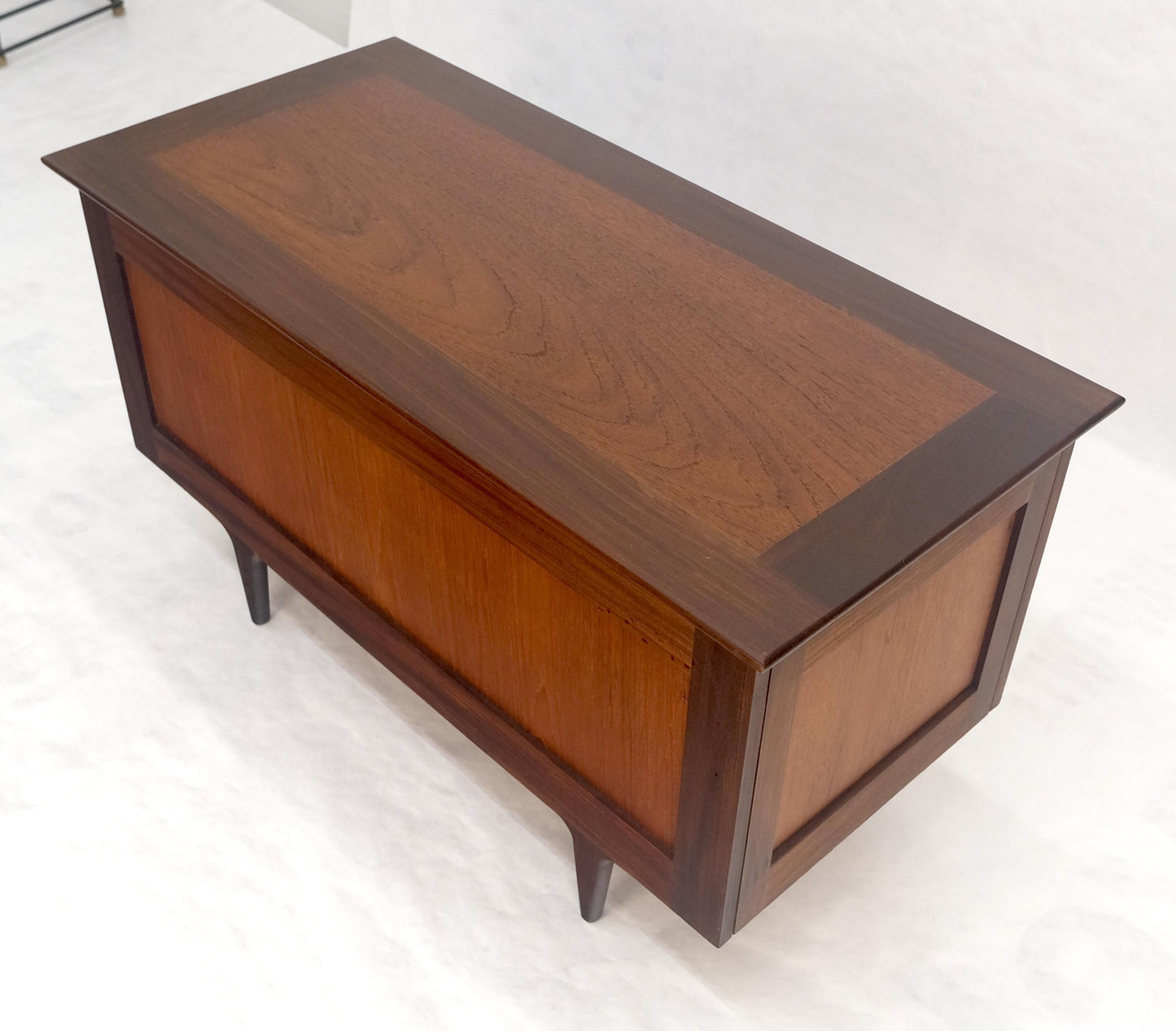 EstablishedLines Danish Mid Century Modern Teak Hope Chest Trunk Storage MINT