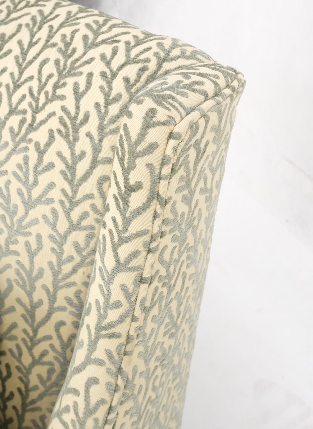 EstablishedLines Pair of Scoop like Shape Light Profile Mid Century Modern Lounge Chairs Mint