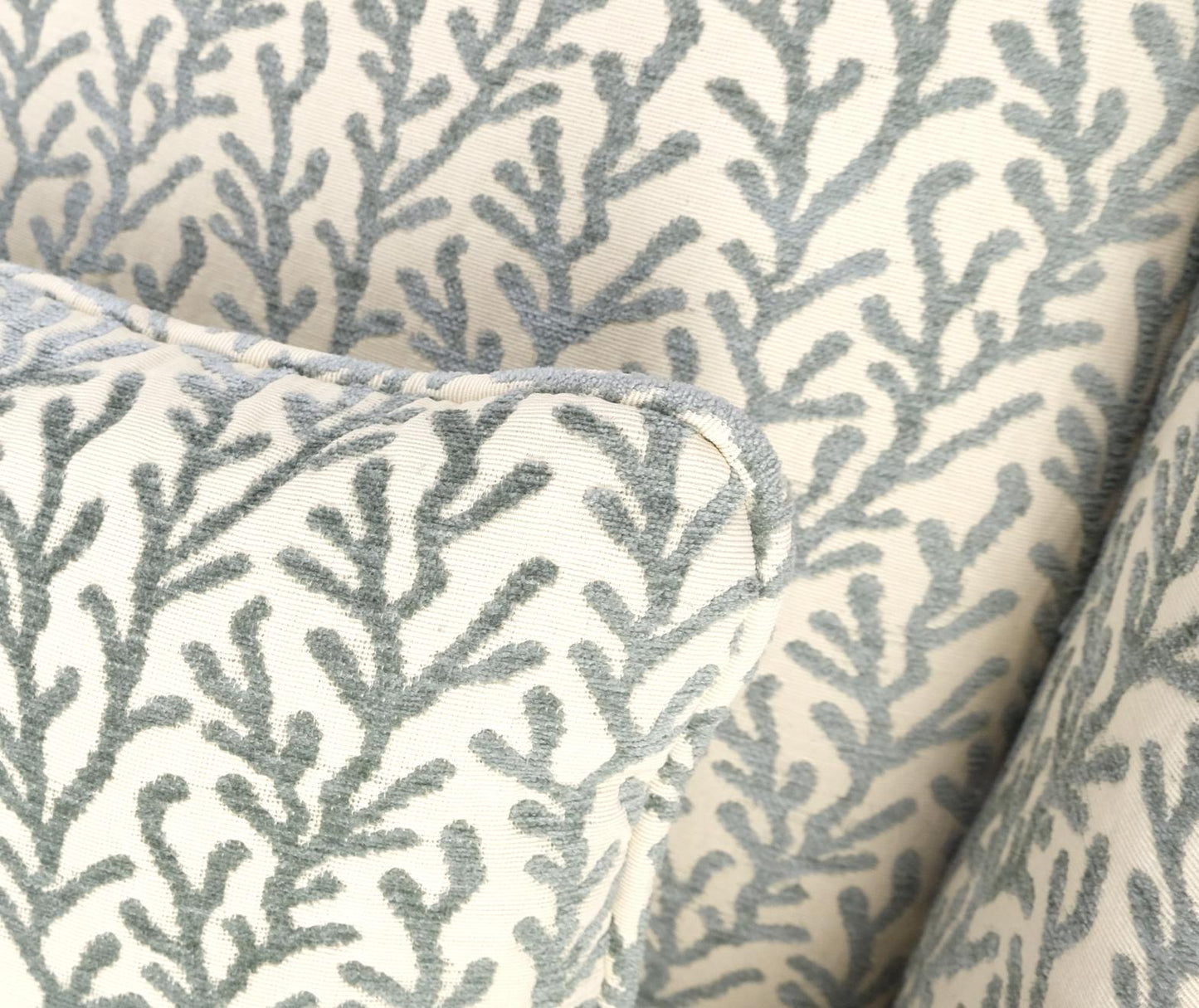 EstablishedLines Pair of Scoop like Shape Light Profile Mid Century Modern Lounge Chairs Mint