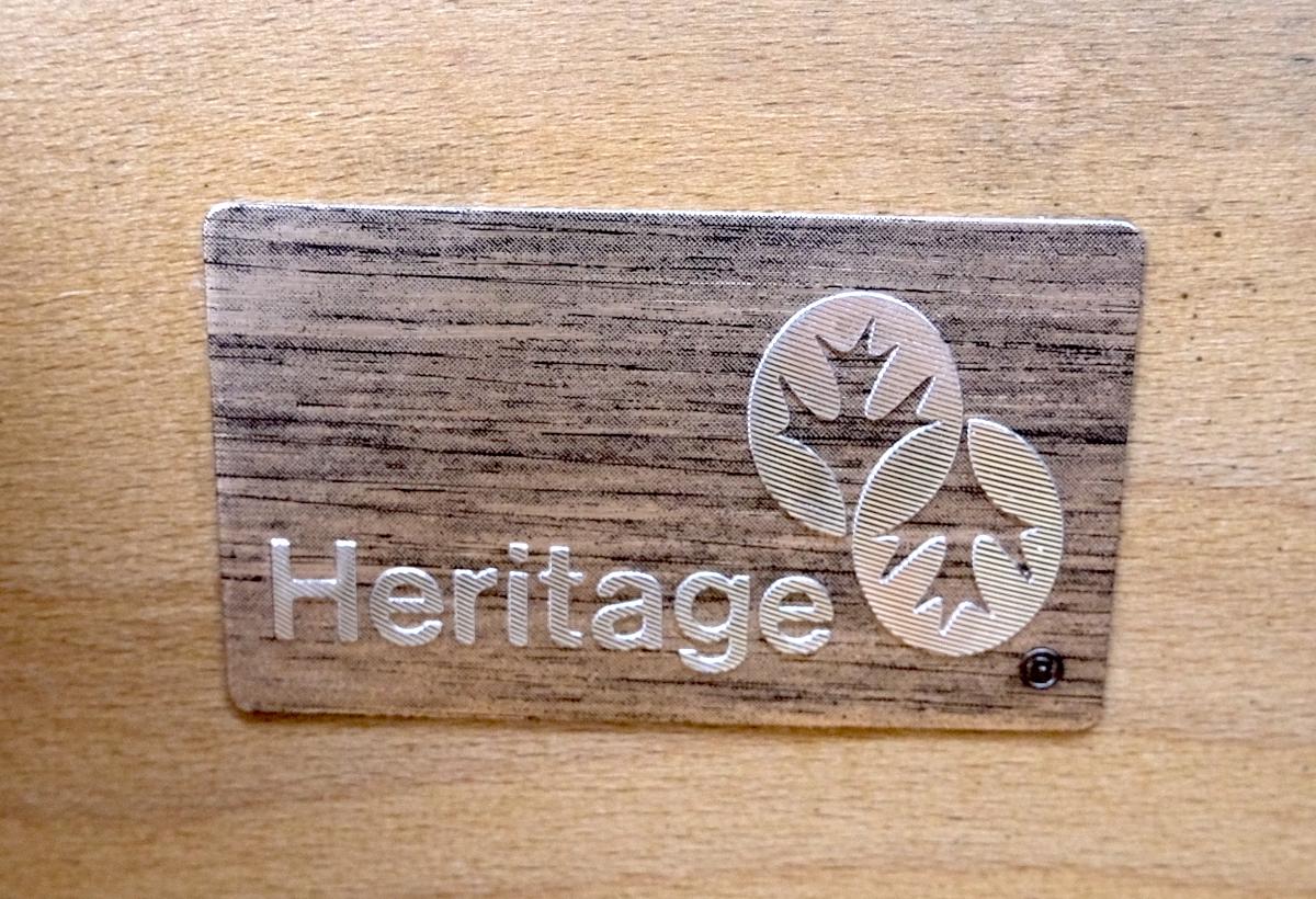 EstablishedLines Mahogany Banded Inlay Drop Leaf Silver Drawer 5 Drawers Server Cart on Wheels