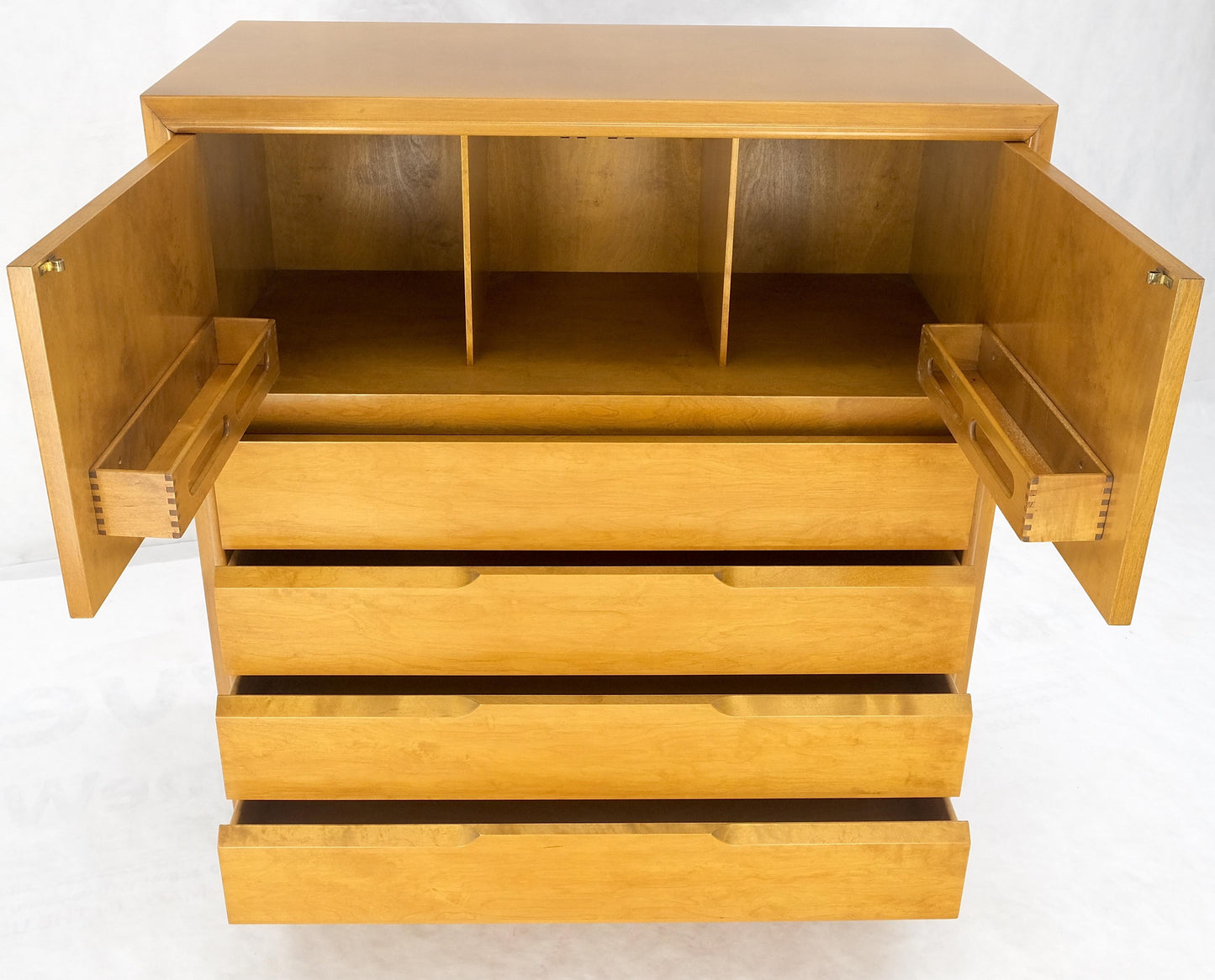 EstablishedLines Edmond Spence Swedish Blond High Boy Gentleman's Chest Dresser 4 Drawers MINT!