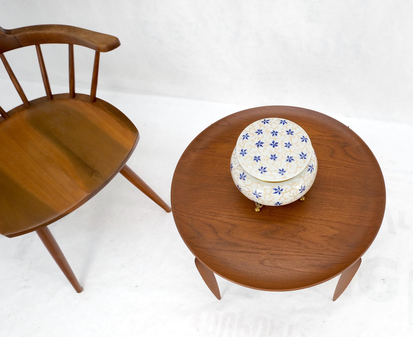 EstablishedLines Fritz Hansen Danish Mid-Century Modern Folding Coffee Table Stand Tray Top Mint!