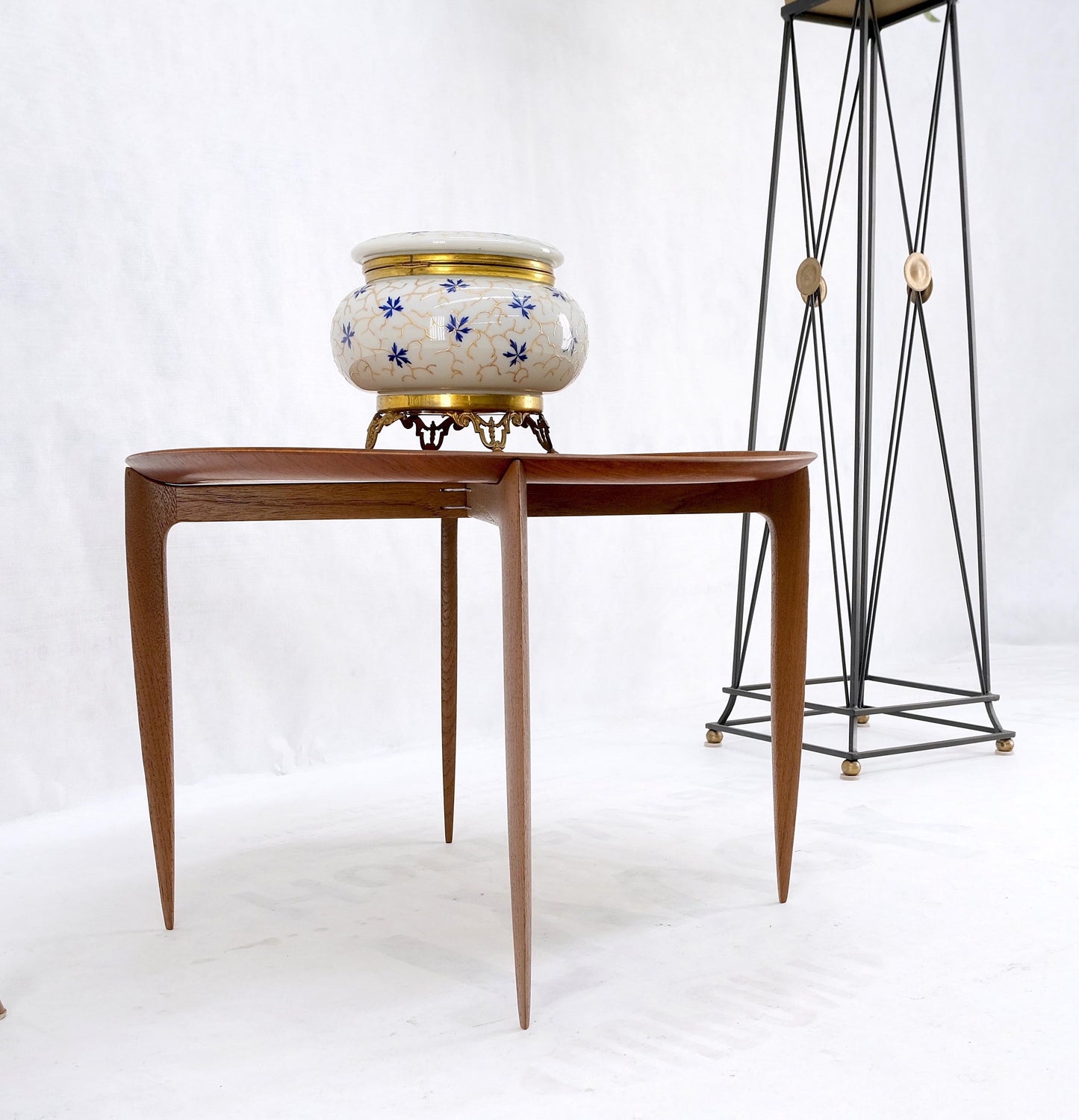 EstablishedLines Fritz Hansen Danish Mid-Century Modern Folding Coffee Table Stand Tray Top Mint!