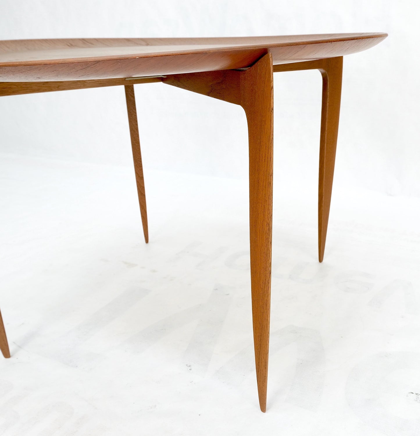 EstablishedLines Fritz Hansen Danish Mid-Century Modern Folding Coffee Table Stand Tray Top Mint!