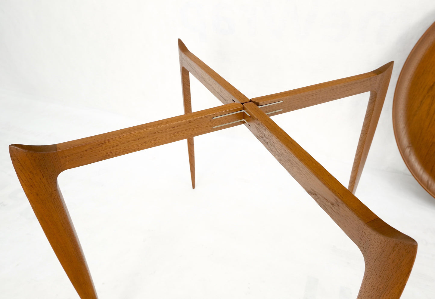 EstablishedLines Fritz Hansen Danish Mid-Century Modern Folding Coffee Table Stand Tray Top Mint!