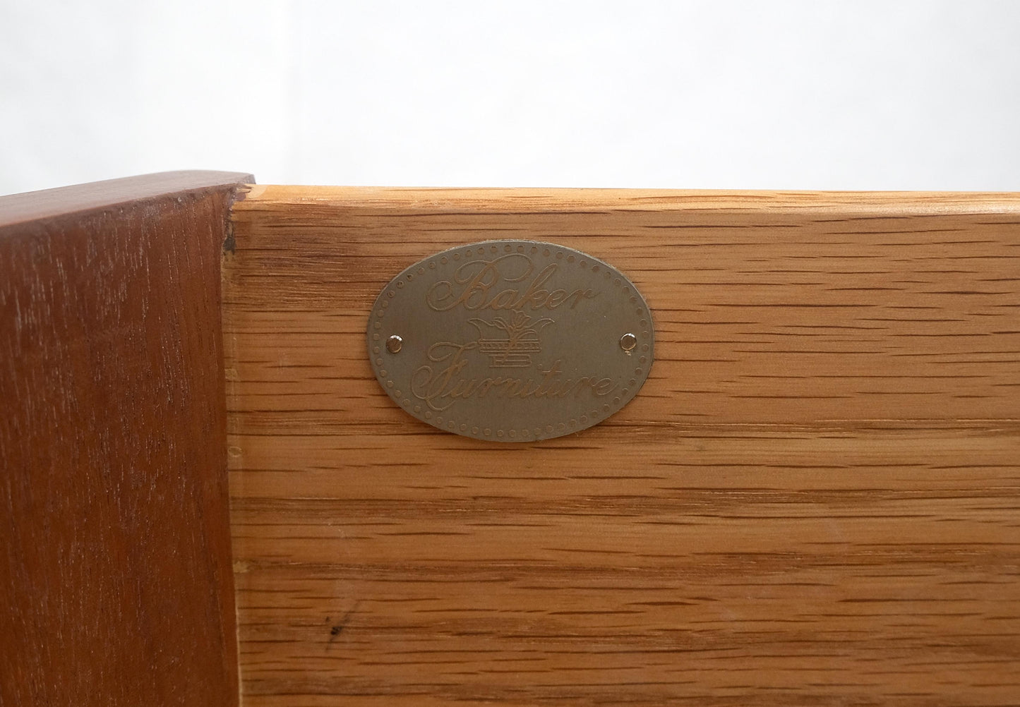 EstablishedLines Baker Demilune Mahogany Federal Style Sideboard MINT!