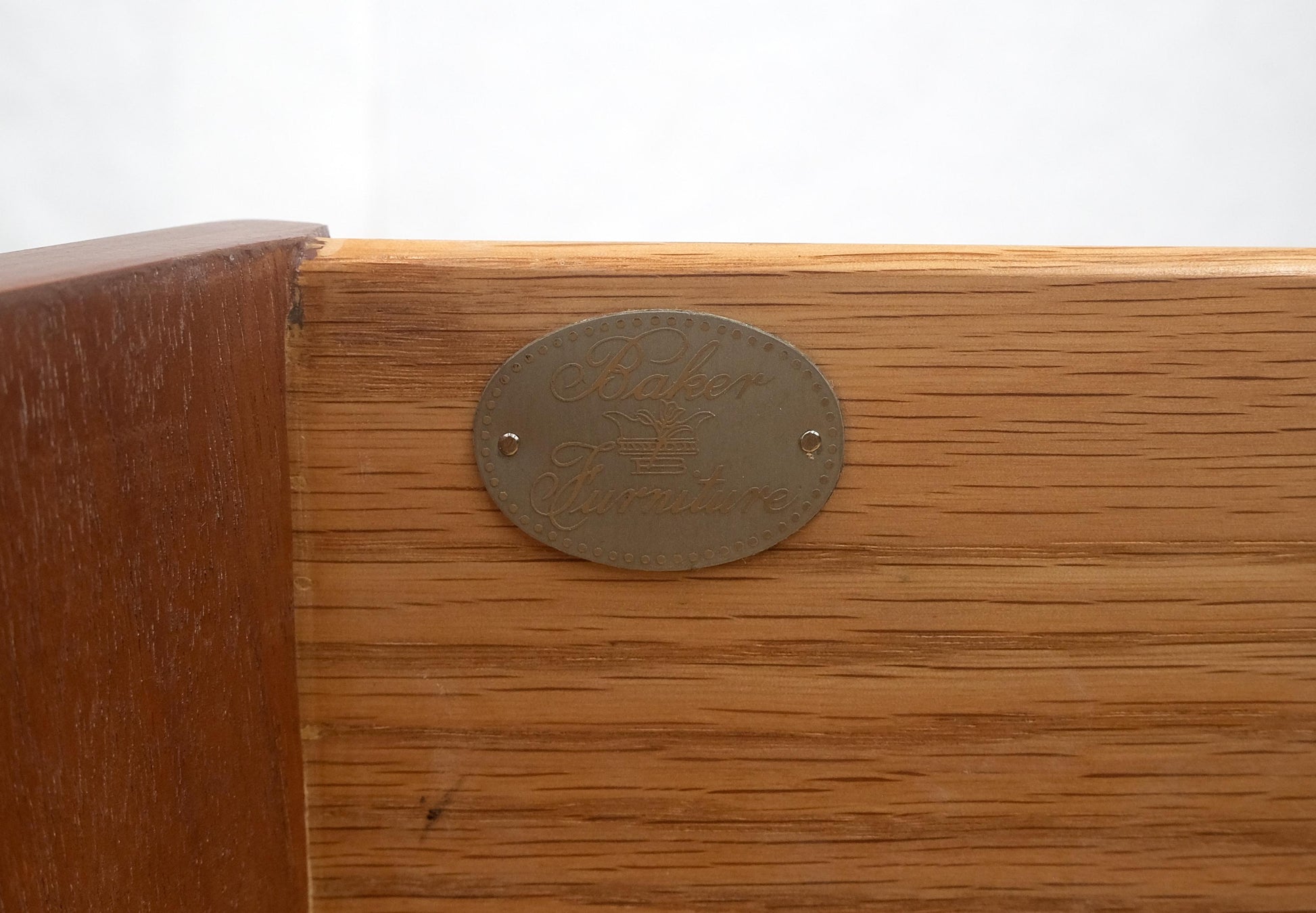 EstablishedLines Baker Demilune Mahogany Federal Style Sideboard MINT!