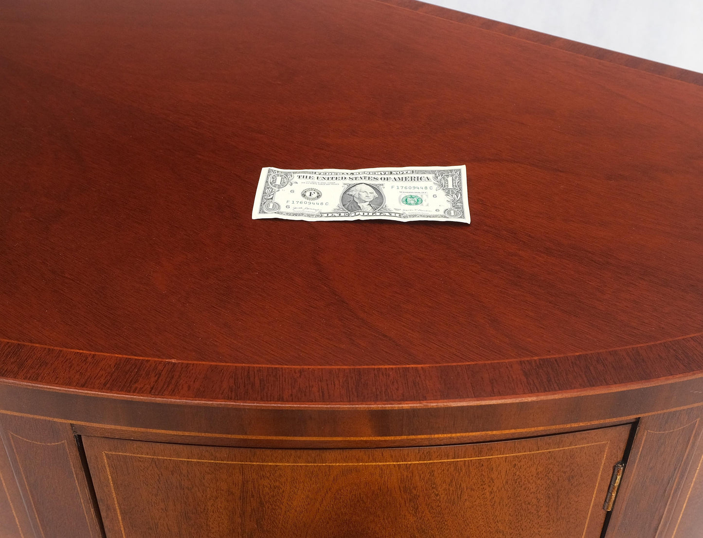 Baker Demilune Mahogany Federal Style Sideboard MINT!