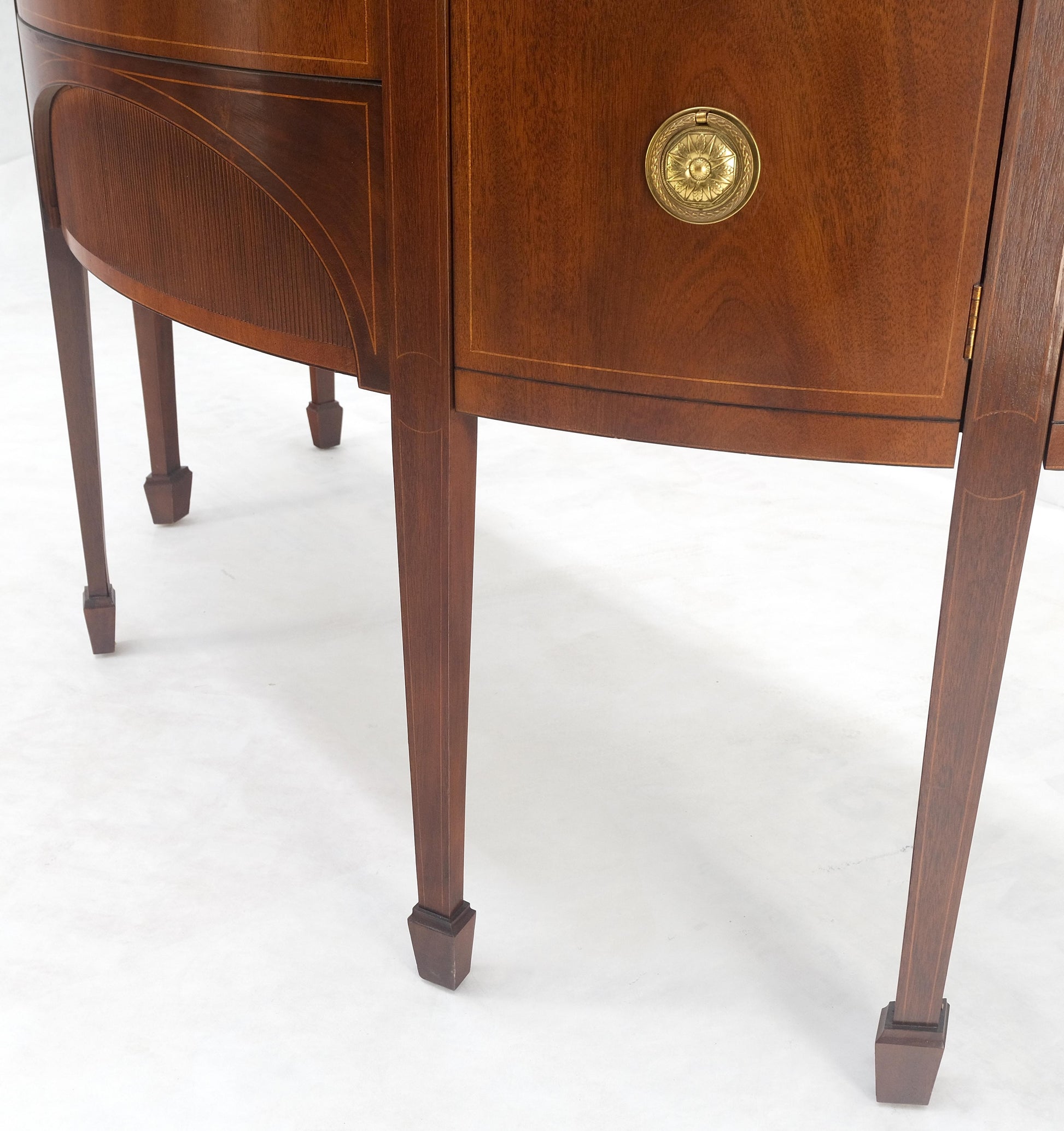 EstablishedLines Baker Demilune Mahogany Federal Style Sideboard MINT!