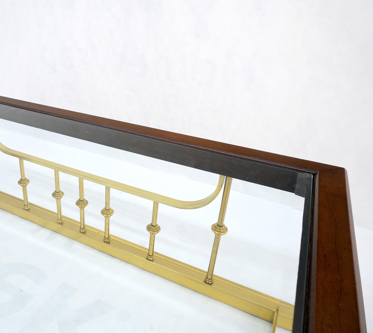 EstablishedLines Fireplace Area Style Metal Base Midcentury Square Glass Top Coffee Table Mint!