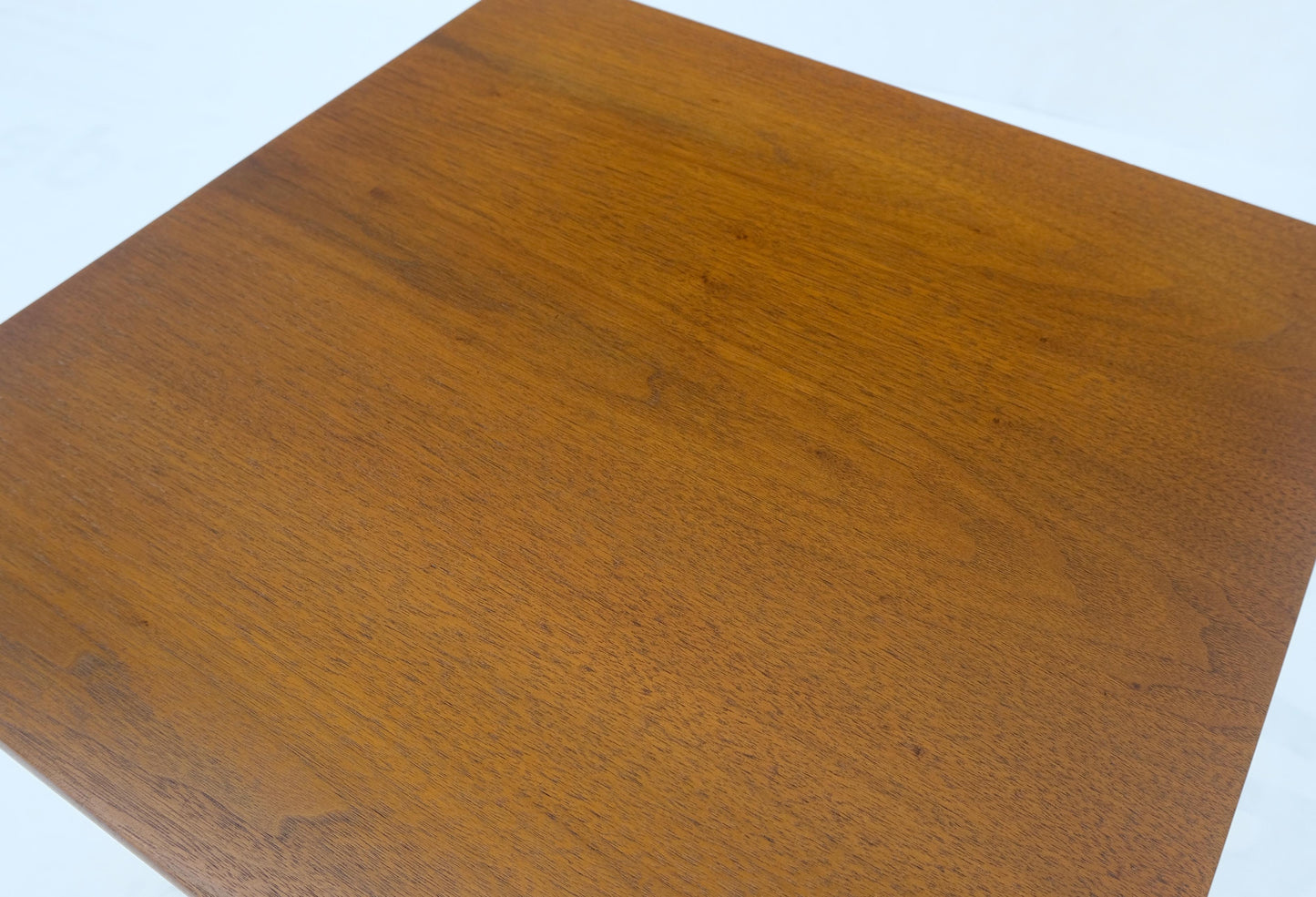 EstablishedLines Square Mid-Century Modern Walnut Dowel Leg Side Coffee Occasional Table Mint!