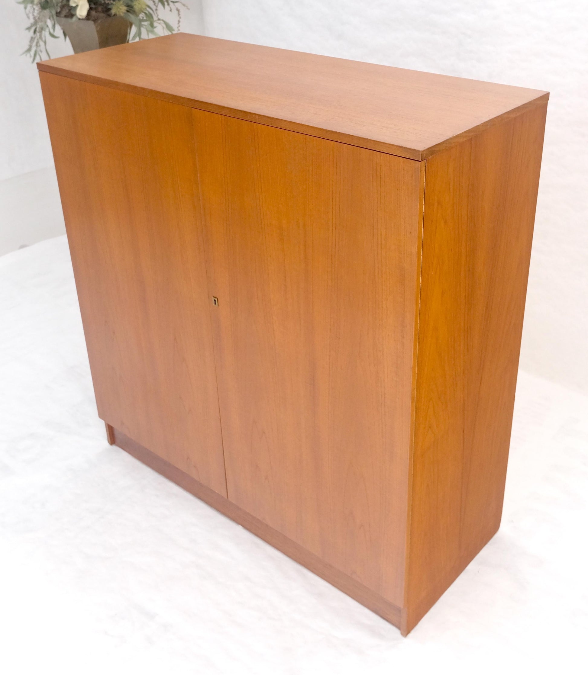 EstablishedLines Danish Teak Mid Century Modern Drop Front Secretary Box Desk Cabinet MINT