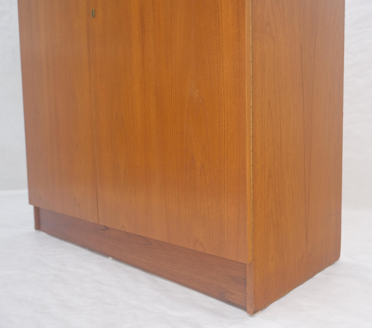 EstablishedLines Danish Teak Mid Century Modern Drop Front Secretary Box Desk Cabinet MINT