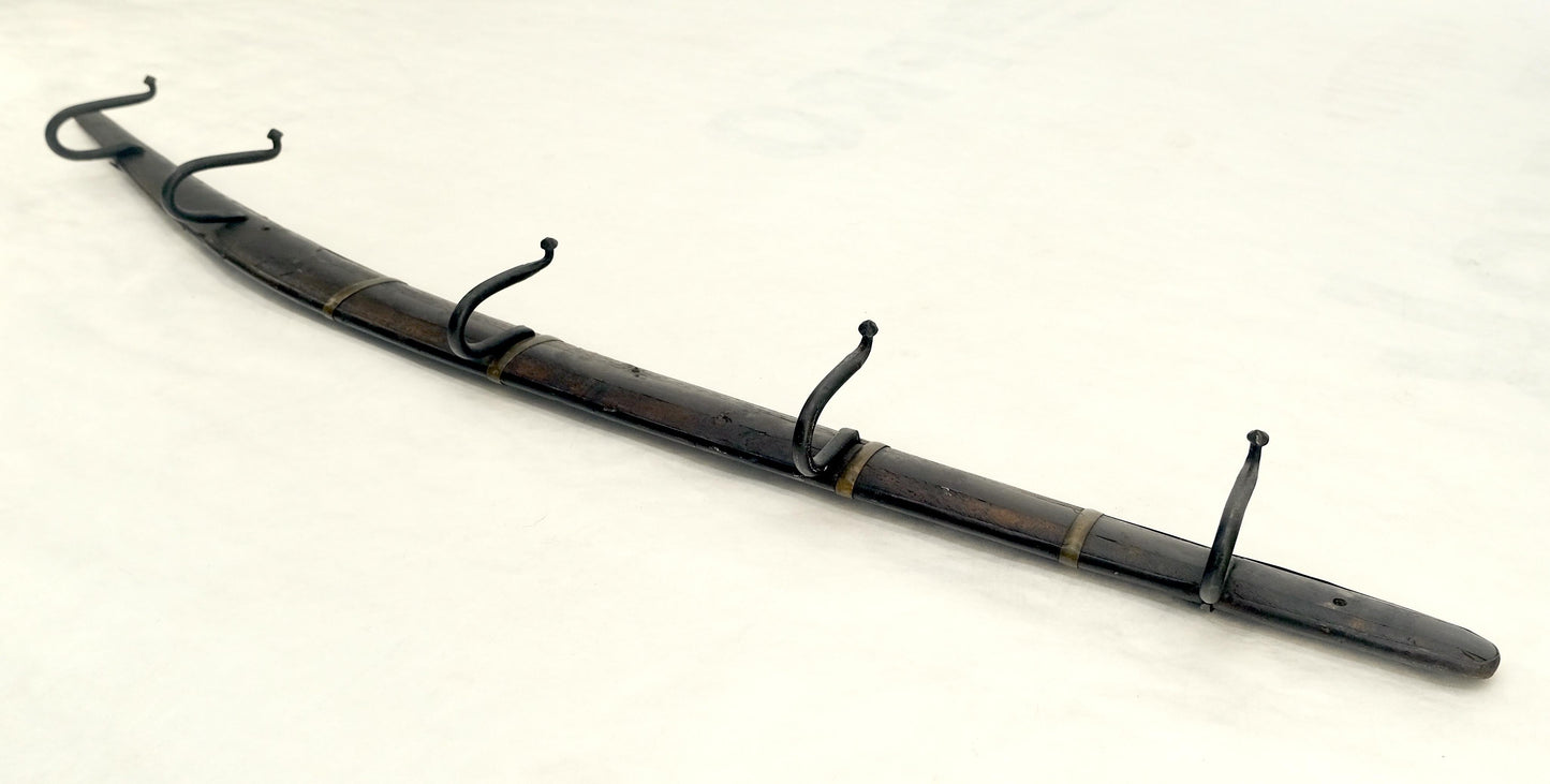 EstablishedLines Old Antique c1920s Boomerang Coat Rack Conversion