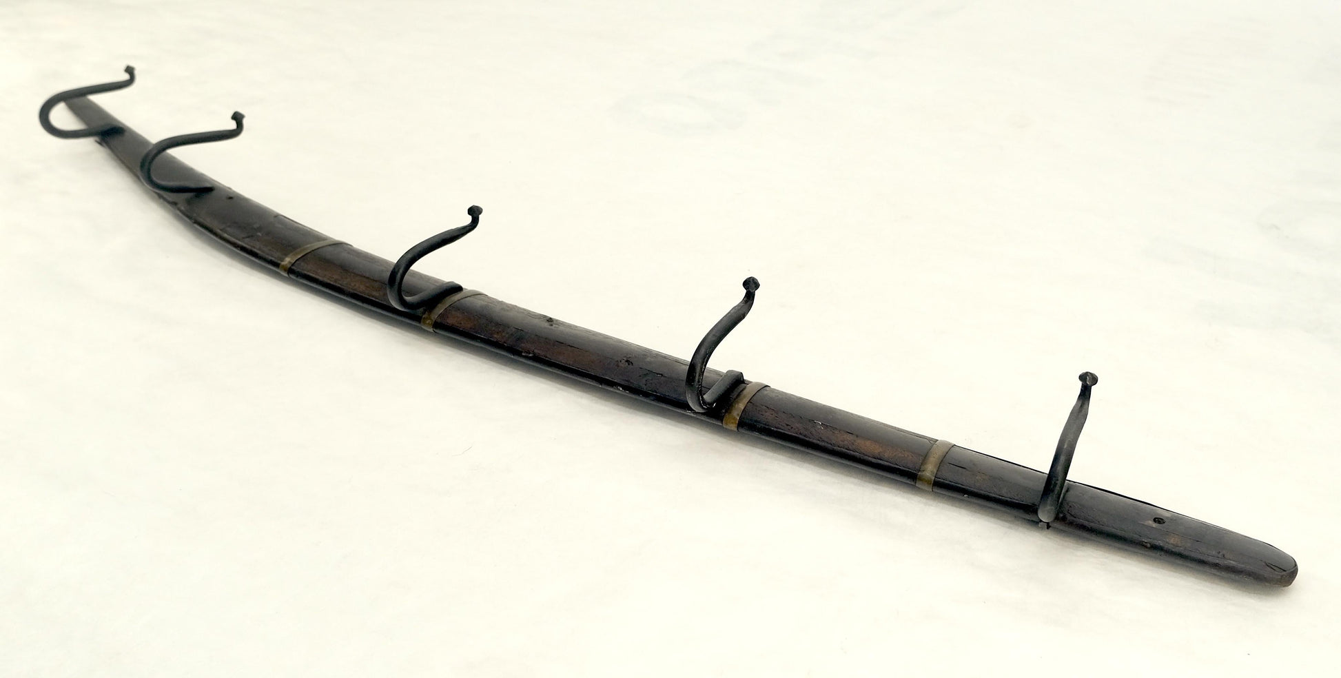 EstablishedLines Old Antique c1920s Boomerang Coat Rack Conversion