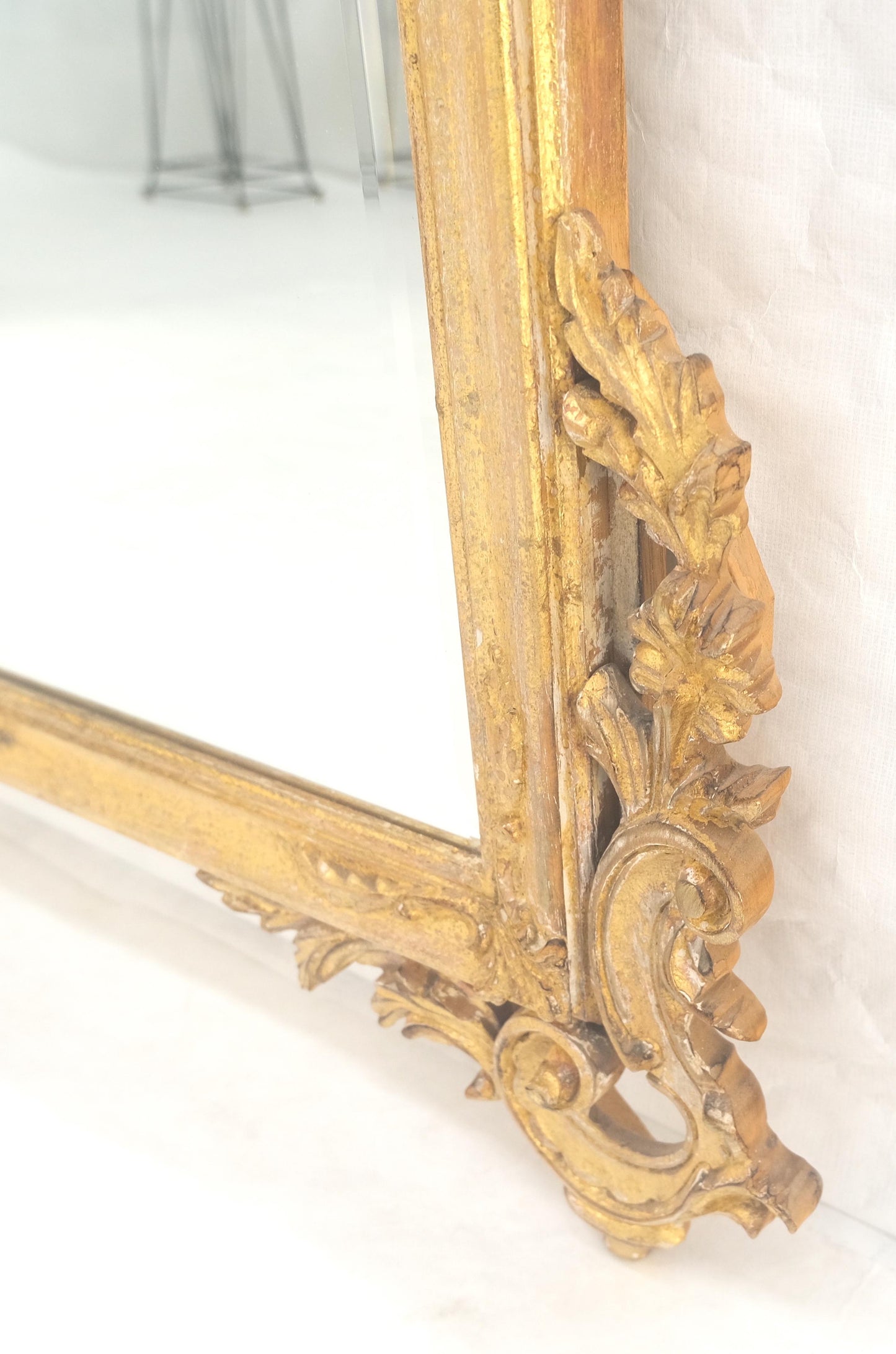 EstablishedLines Fine Rococo Style Large 53x40 Wall Mirror Rococo Style Made in Italy Mint