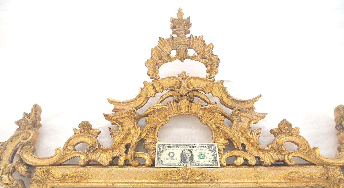 EstablishedLines Fine Rococo Style Large 53x40 Wall Mirror Rococo Style Made in Italy Mint