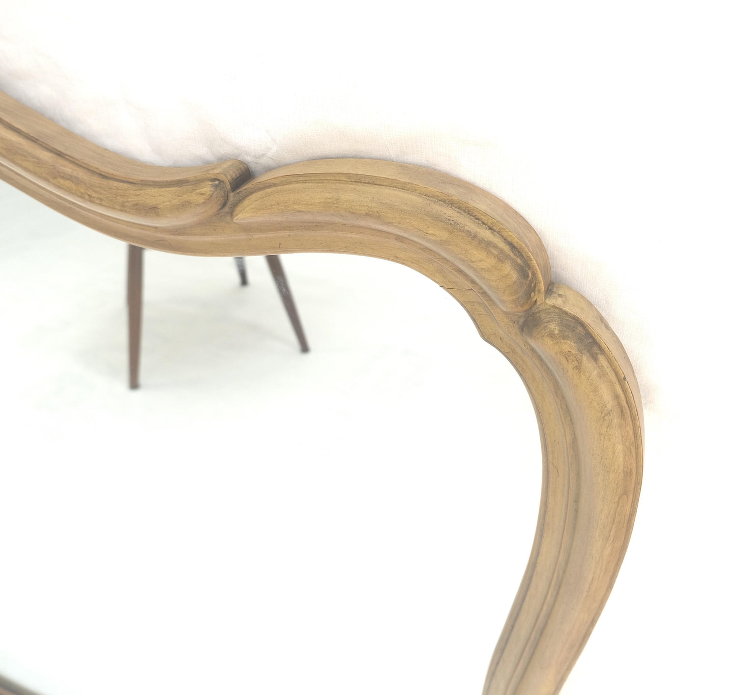 EstablishedLines Figural Silver Style Mid Century Modern Wall Mirror Mint