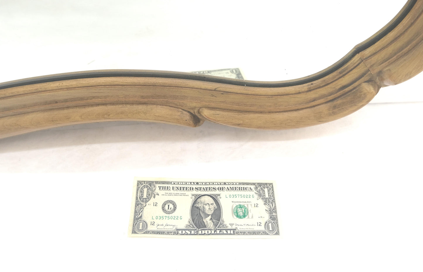 EstablishedLines Figural Silver Style Mid Century Modern Wall Mirror Mint