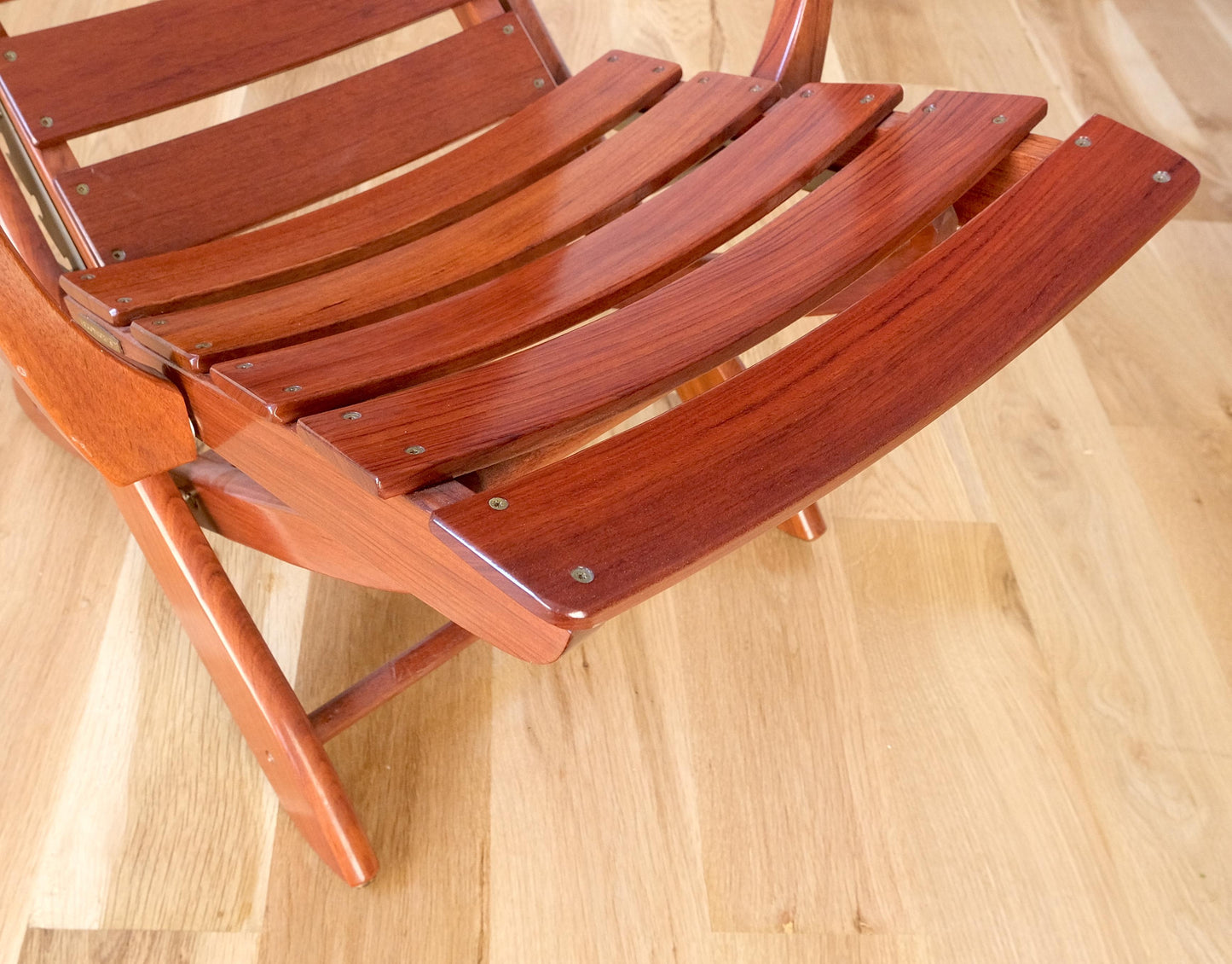 EstablishedLines Tricomfort Madein France SOLID Rosewood Adjustable Chairs Folding Table Outdoor