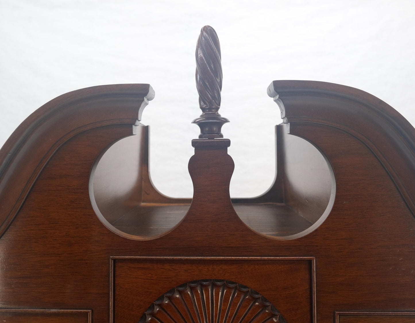 EstablishedLines Mahagony 83" Tall 11 Drawers Finials Highboy Chest Dresser Chippendale MINT