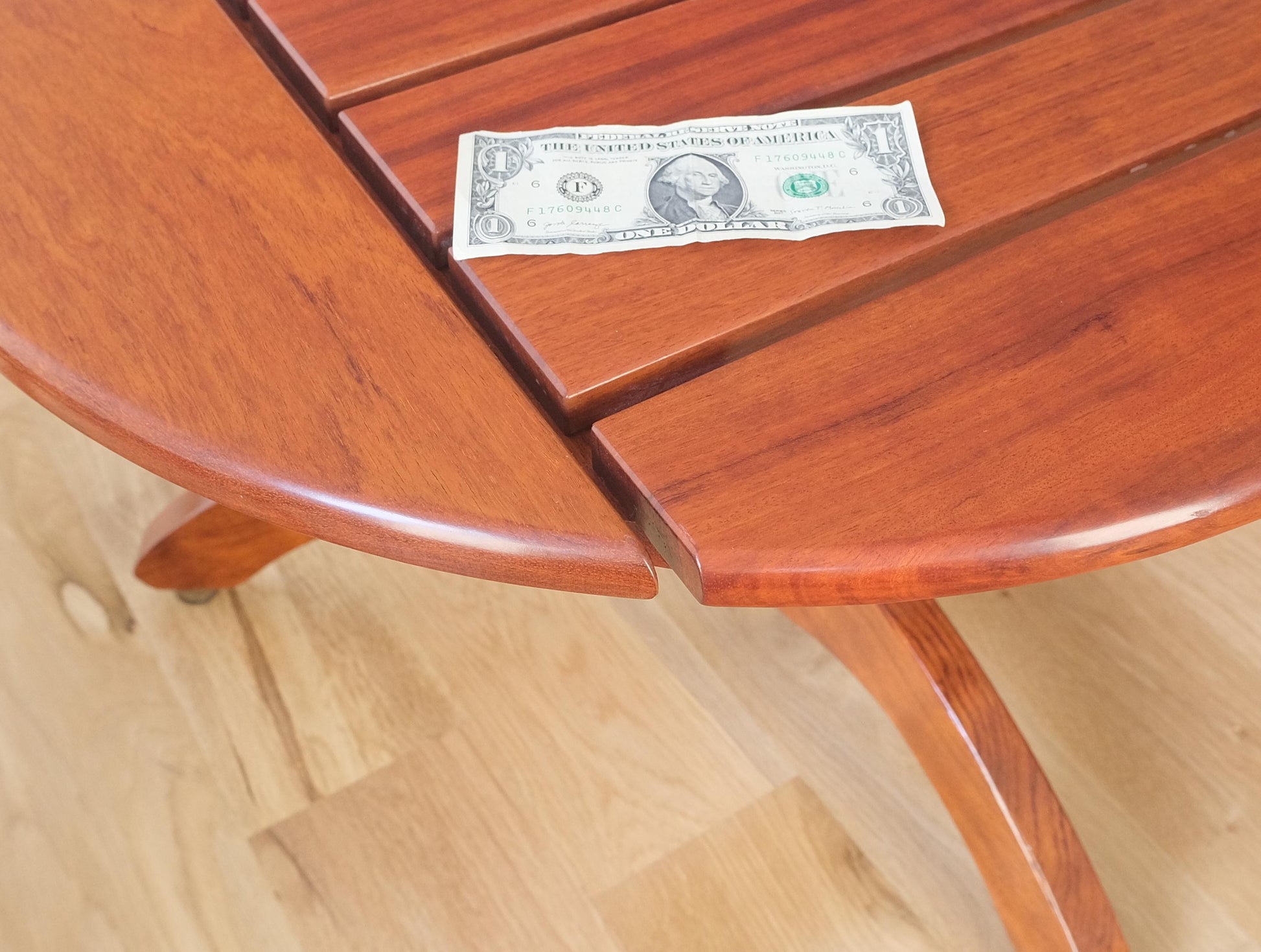 EstablishedLines Tricomfort Made in France SOLID Rosewood Lounge Chairs Ottomans Coffee Table