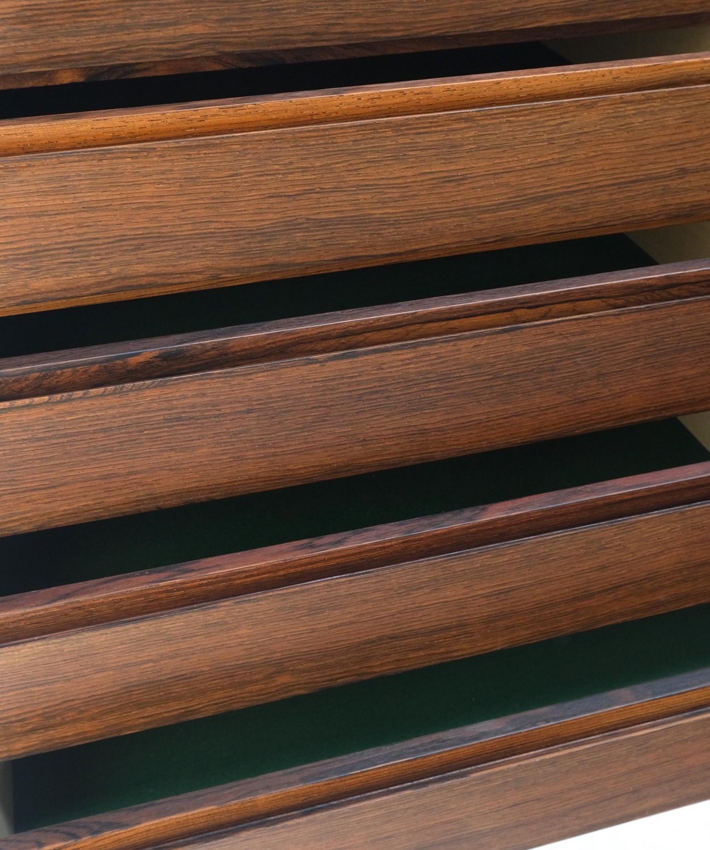 EstablishedLines Danish Mid-Century Modern Rosewood 3 Doors 5 Drawers Credenza Dresser Mint!