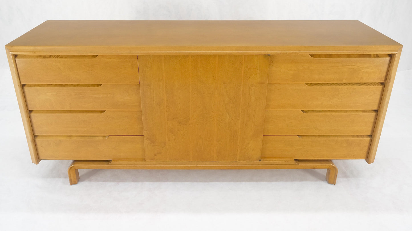 EstablishedLines Edmond Spence 9 Drawers Blond Birch Swedish Mid Century Modern Dresser Credenza