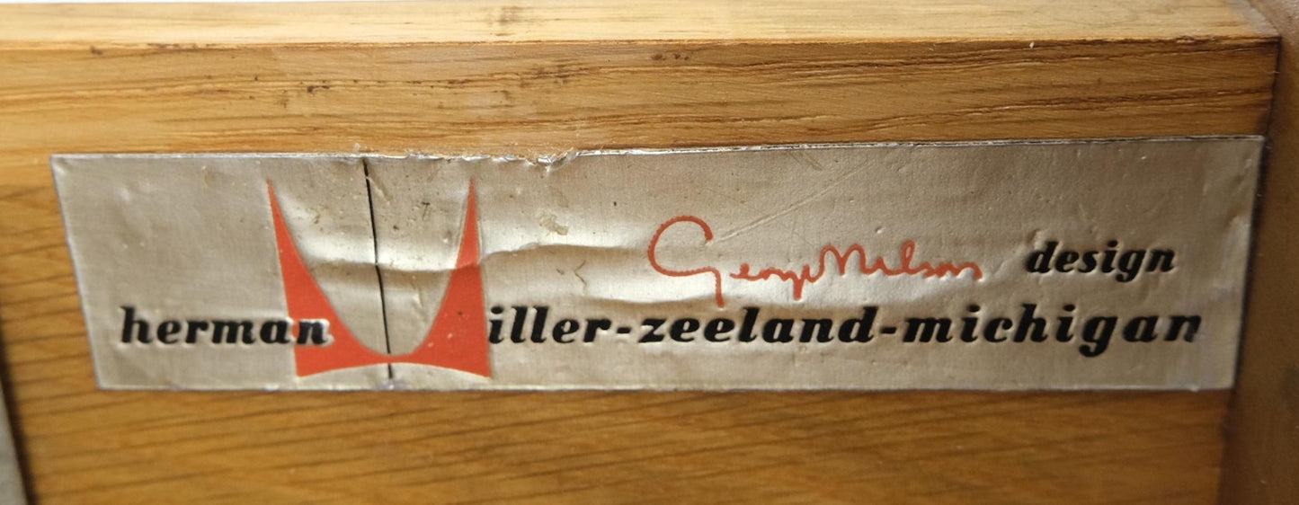 EstablishedLines Mid-Century Modern George Nelson Herman Miller 5 Drawer Chest Dresser Restored
