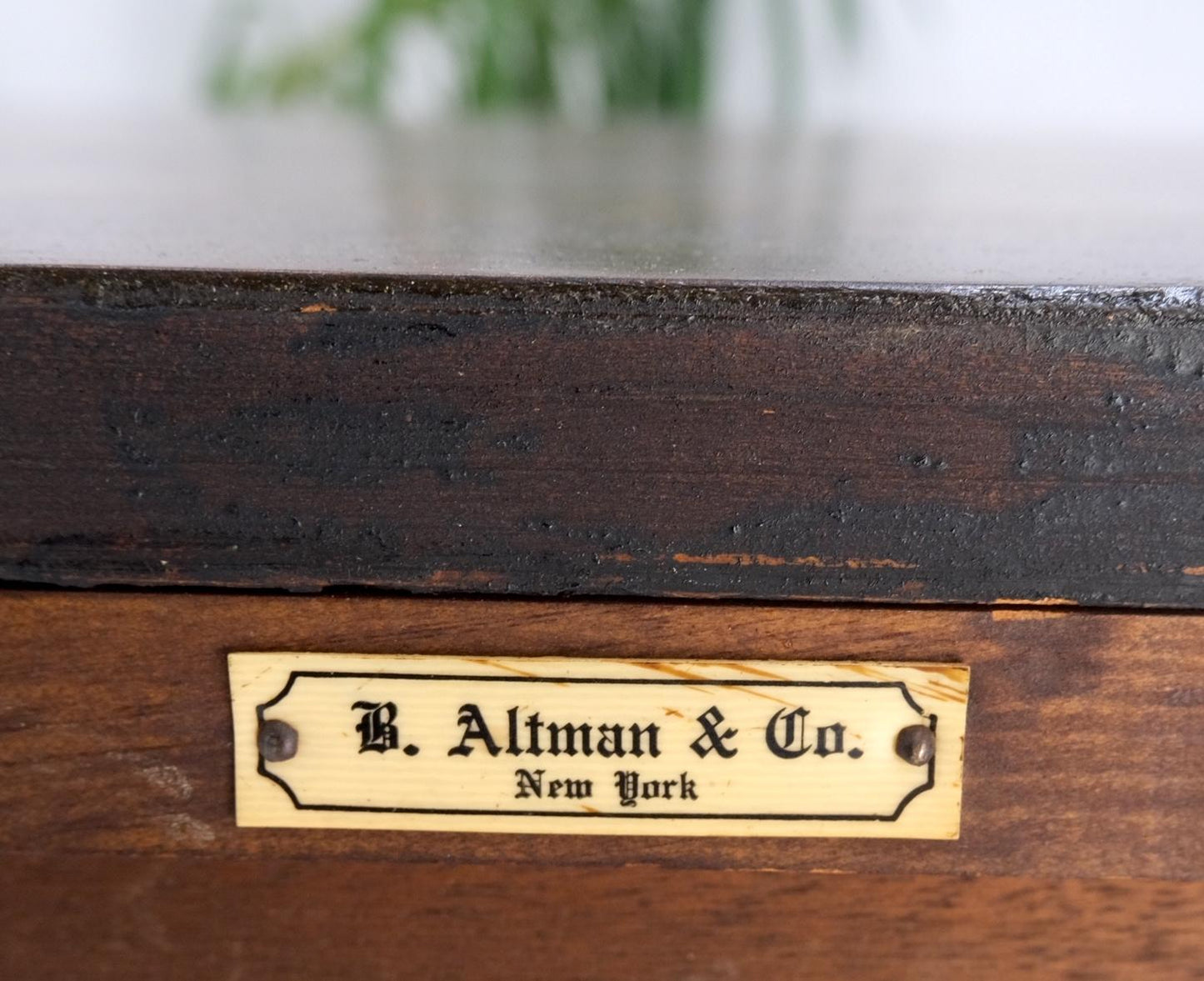 EstablishedLines Jacobean Fine Carved Oak Sideboard Credenza Buffet Cabinet Mint