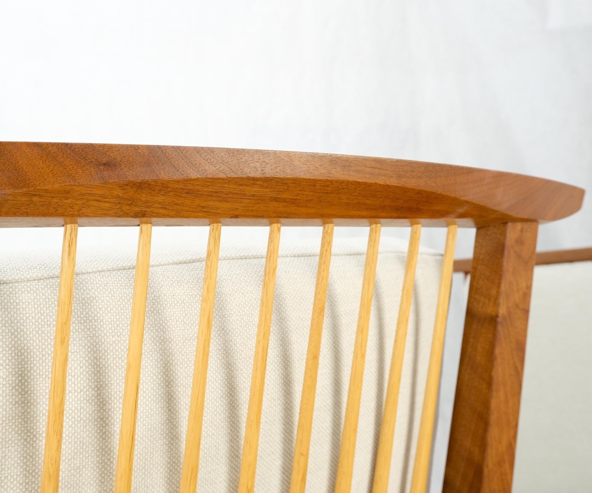 EstablishedLines Pair Mira Nakashima Conoid Lounge Chairs After George Nakashima, 2000