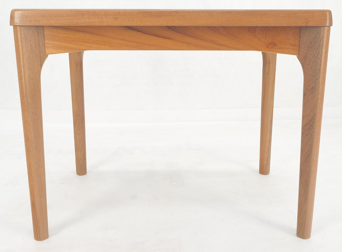 EstablishedLines Danish Mid Century Modern Teak Rectangle Side End Table Stand MINT!