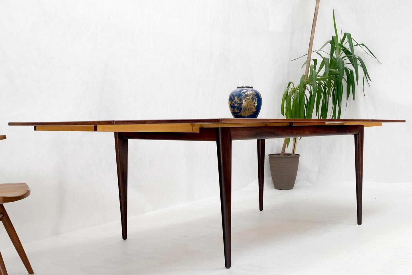 EstablishedLines Danish Mid-Century Modern Moller Solid Rosewood Refectory Dining Table Mint!