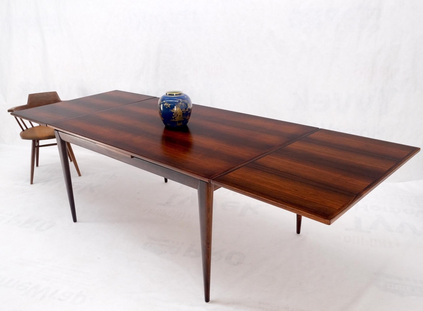 EstablishedLines Danish Mid-Century Modern Moller Solid Rosewood Refectory Dining Table Mint!