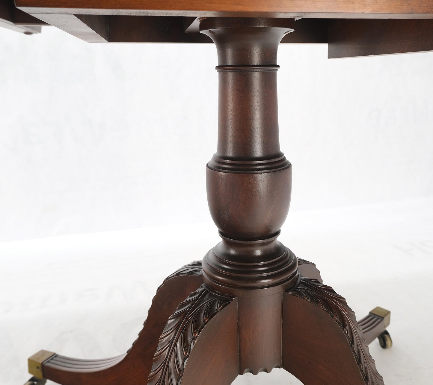 EstablishedLines Large Rectangle Round Corners Flip Top Dining Breakfast Table Rosewood Banding