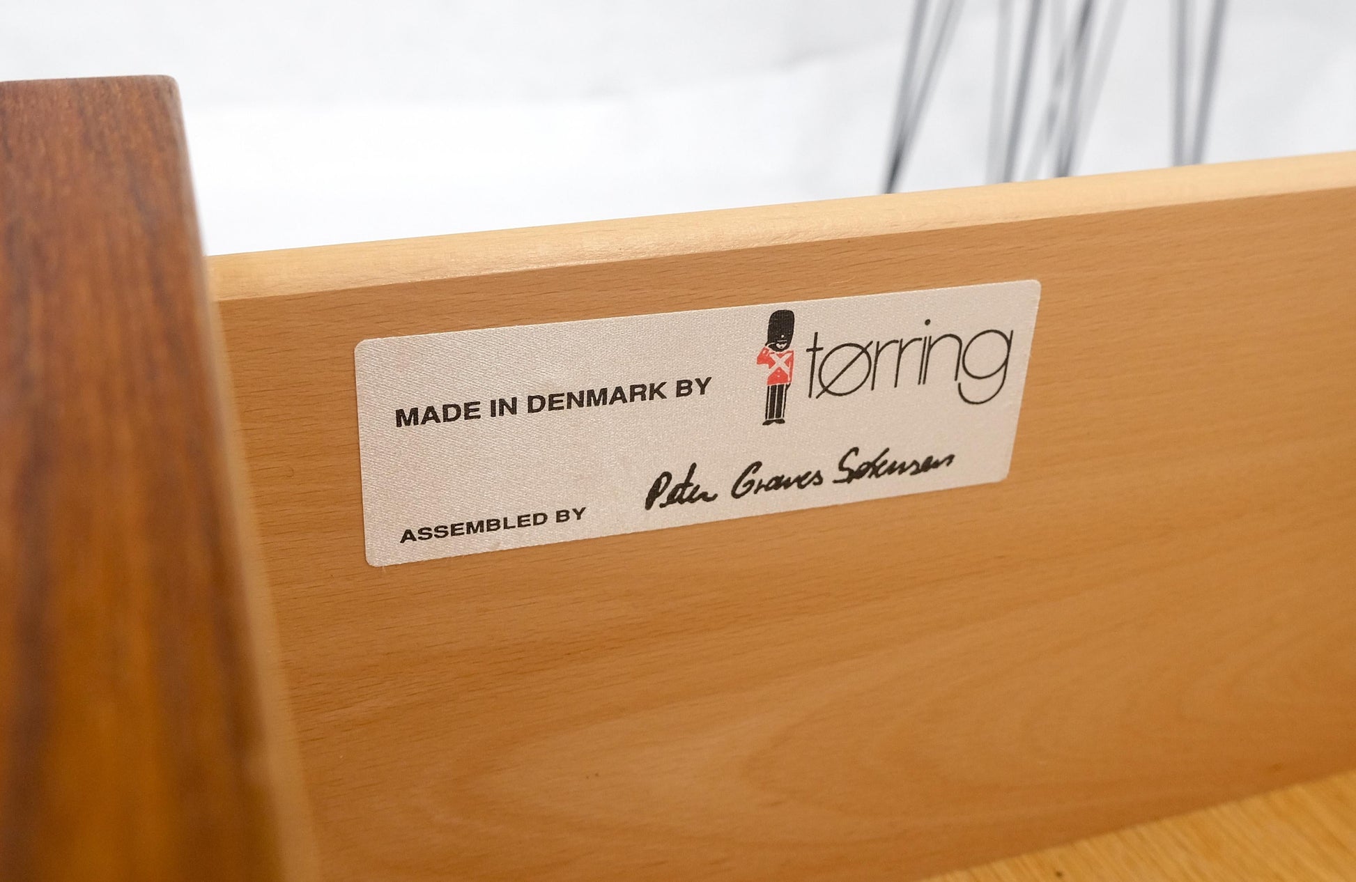 EstablishedLines Danish Mid Century Modern Teak 6 Drawers Dresser Credenza Recessed Pulls MINT!