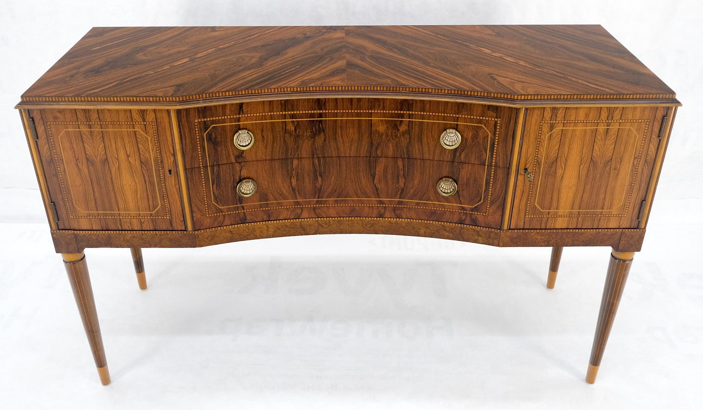 EstablishedLines French Art Deco Rosewood Sideboard Server Buffet Cabinet Credenza MINT