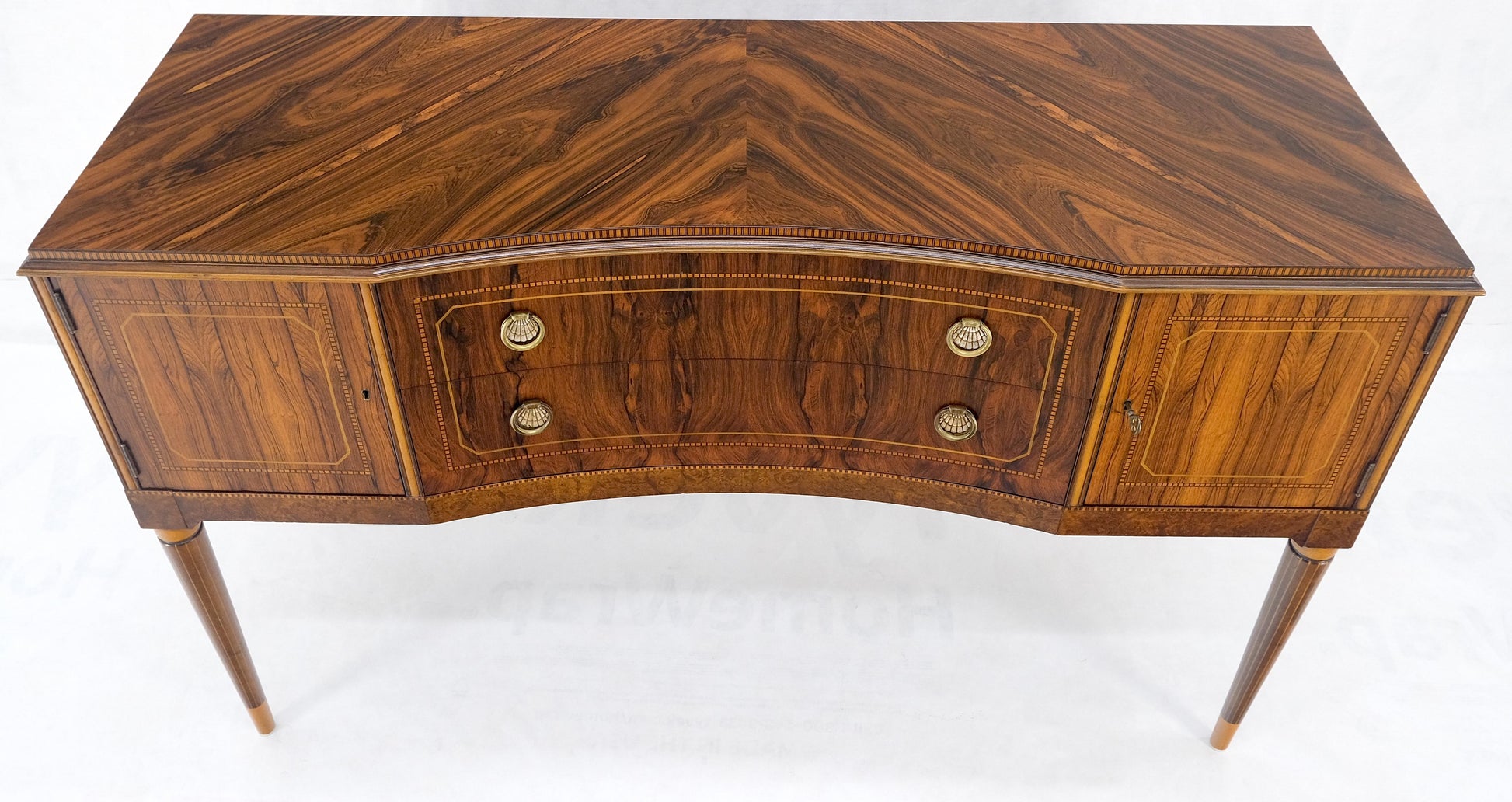 EstablishedLines French Art Deco Rosewood Sideboard Server Buffet Cabinet Credenza MINT