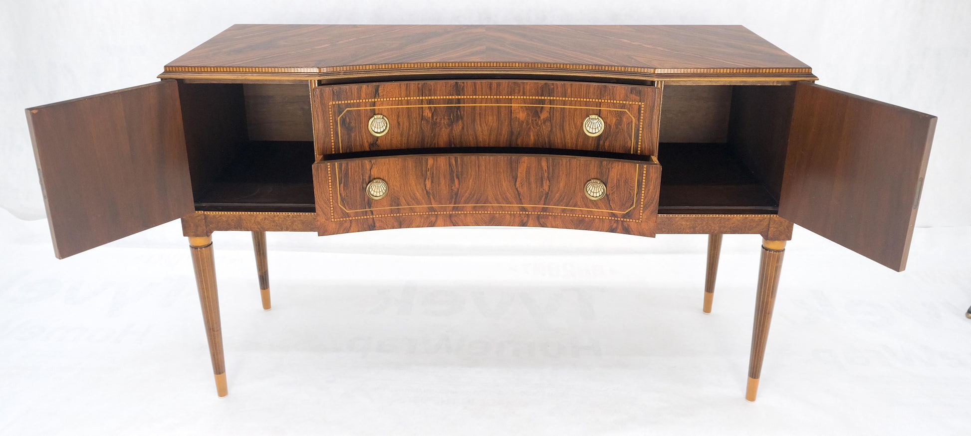 EstablishedLines French Art Deco Rosewood Sideboard Server Buffet Cabinet Credenza MINT