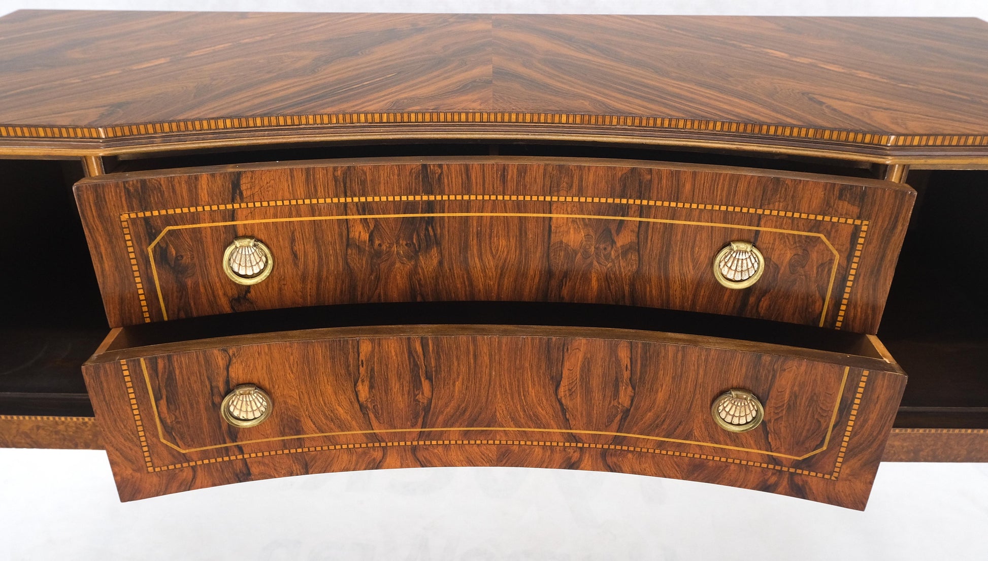 EstablishedLines French Art Deco Rosewood Sideboard Server Buffet Cabinet Credenza MINT