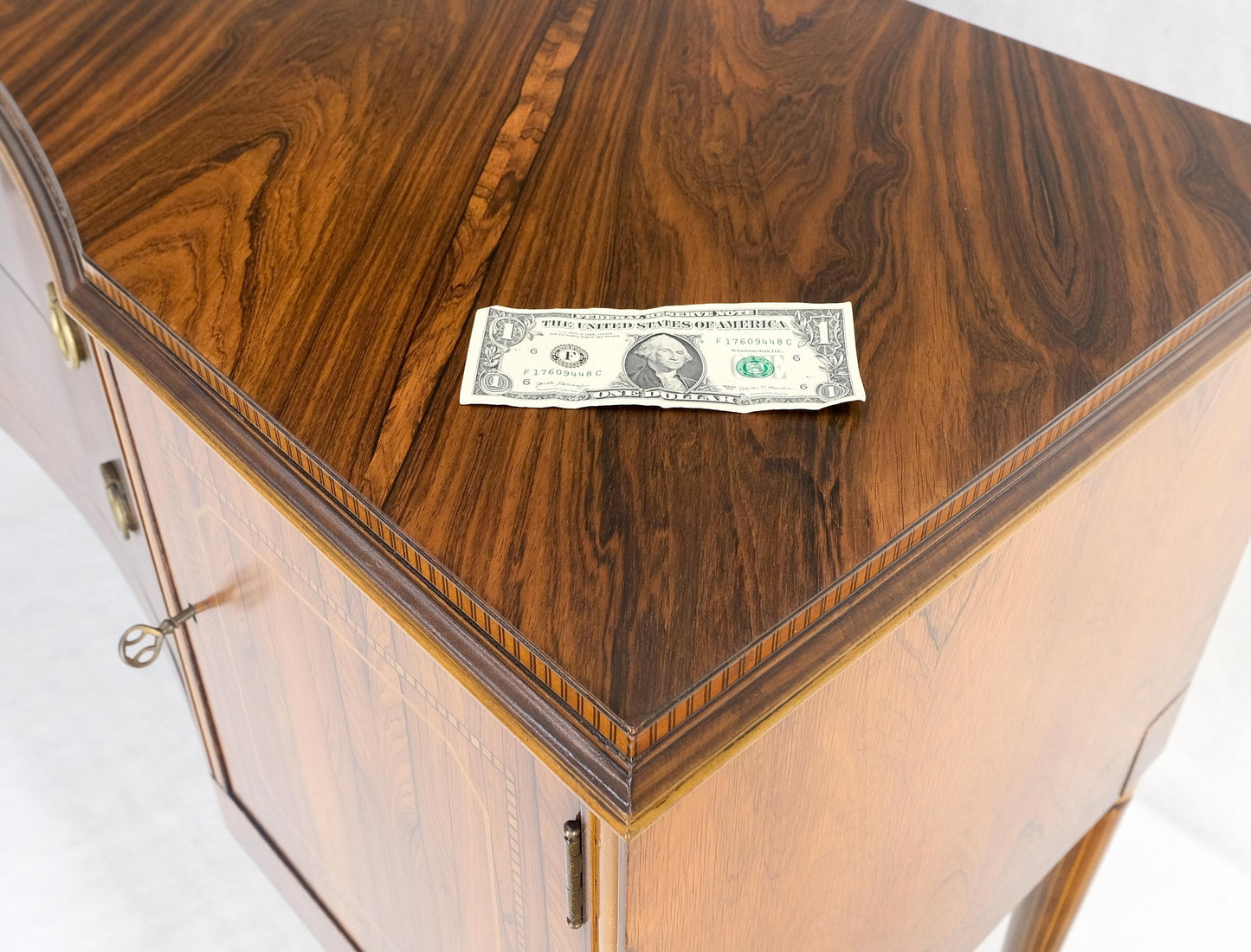 EstablishedLines French Art Deco Rosewood Sideboard Server Buffet Cabinet Credenza MINT