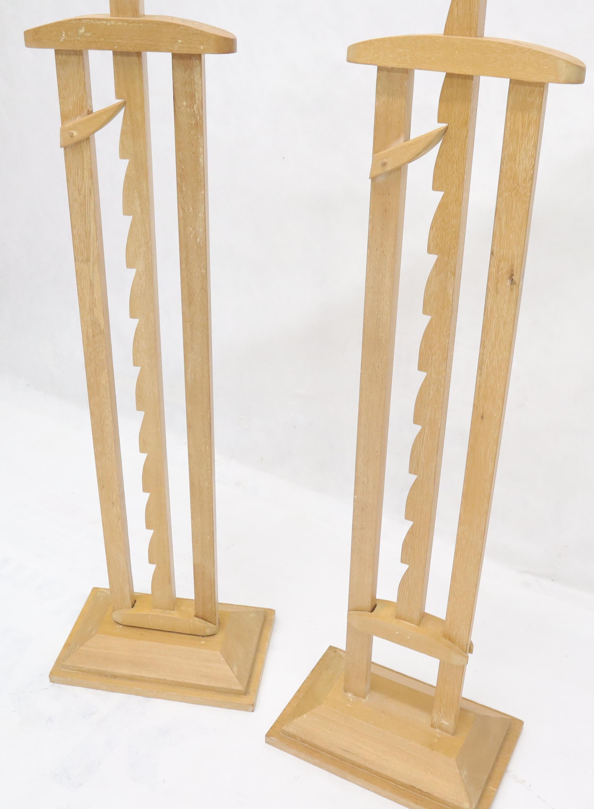 EstablishedLines Pair of Large Oversize Adjustable Candle Holders Sticks